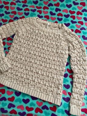 Cream Gold Flecked Sweater Willow & Clay